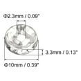 thumbnail image 2 of Uxcell Metal Spacer Beads Plated Crystal Rhinestone Spacer Beads Round Spacer 200Pcs Silver White 10mm, 2 of 7