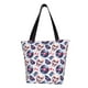 thumbnail image 1 of Fotbe record rock music Skull Bolsa de Playa con Estampado, Bolsa de Hombro, Bolsa de Mano Espaciosa, Bolsa de Viaje Ligera, Bolsa de Compras Versátil, 1 of 6