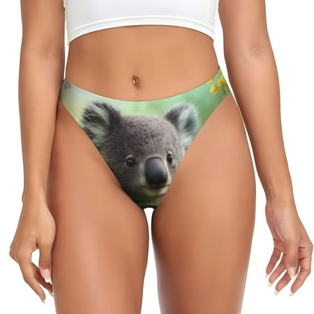 Sigee Daisy Koala for Women s G-String Panty  Low Rise  Soft Lace Perfect for Everyday Wear or Special Occasions-Large