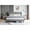 FULL-Light gray, variant on Bed Frame,Upholstered Platform Bed with Wingback Headboard,Retro Simple Style Platform Bed,No Box Spring Needed,Easy Assembly,Wood Slats Support,Full/Queen/King