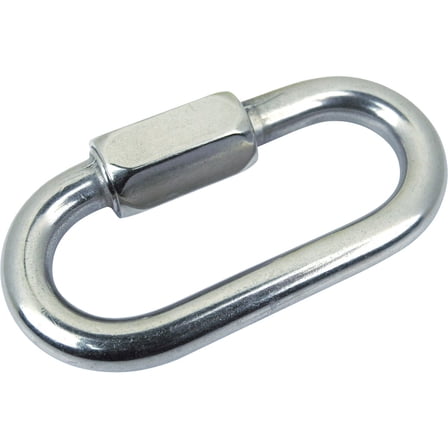 Seachoice Chain Link 50-43461 - Polished Stainless Steel, Hinged - 2-1/4 in. L x 1/4 in. W