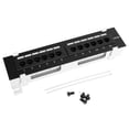 thumbnail image 1 of CAT5E Wall-Mountable Rack CAT5E Cable Rack, 12Port Cable Rack, Screw For Ethernet Connections  Industry ANGGREK 12Port Cable Rack, 1 of 8