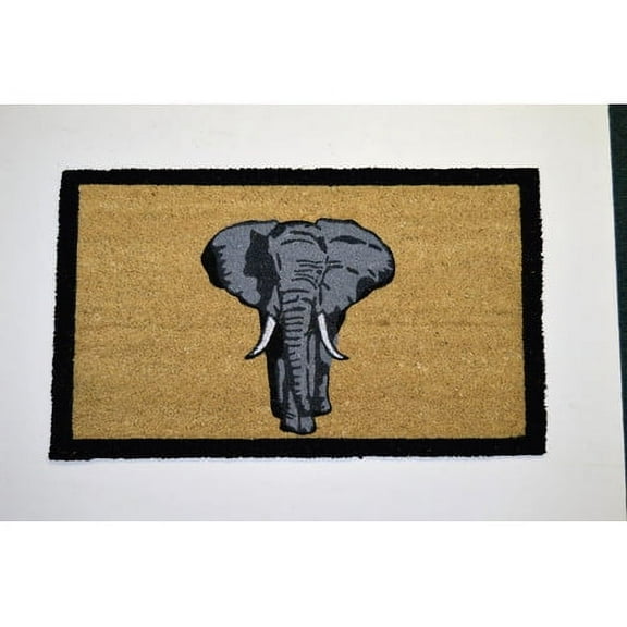Geo Crafts, Inc PVC Bleach Elephant Doormat