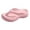 slippers 5#Pink, variant on oqasdz Womens Slippers Summer Thick Sole Soft Non Slide Flip Flops Outdoor Beach Vacation Solid Color Slippers Casual Wear,Black
