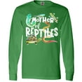 thumbnail image 3 of Inktastic Mother of Reptiles Cute Turtle, Lizards, Snake Long Sleeve T-Shirt, 3 of 5