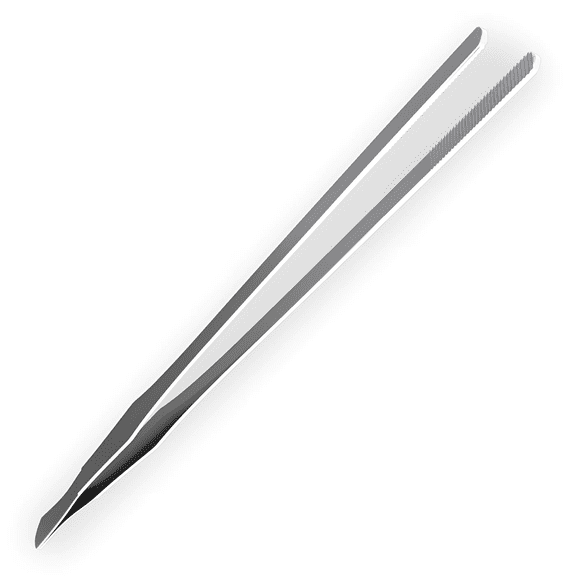 MMOBIEL Stainless-Steel Extra-Long 38 cm (15″) Tweezers with Precision Serrated Tip – Ideal for Aquascaping, Garden Work, Cooking & Lab/Industrial Use