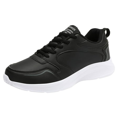 

Ediodpoh Women Sneakers Casual and Fashionable New Pattern Simple and Solid Color Round Toe Lace up Flat Bottom Comfortable and Lightweight Sneakers for Women Black 8