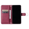 thumbnail image 5 of Funda tipo billetera GANGXUN para iPhone 15 – Tapa abatible con correa para mujer, 5 of 5