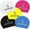 Black/Blue/Pink/White/Yellow, variant on Synergy Latex Swim Caps 5-Pack (Black/Blue/Lavender/Orange/Pink 5-Pack)