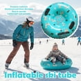 thumbnail image 3 of 1 PCS Snow Tube, 35" Heavy-Duty Inflatable Snow Sleds for Kids & Adults, Thickened Heavy-Duty Sleds for Winter with Handles for Family Activities and Outdoor Fun, 3 of 9