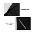 thumbnail image 4 of Little Donkey Andy Men's High-Performance Waterproof Rain Pants Lightweight Breathable Golf Hiking Pants Black Size M, 4 of 6
