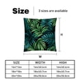 thumbnail image 5 of Tropical Jungle Palm Leaves with Unique Patterns - Set of 2 for Pillows Covers - Available in 16x16, 18x18, 20x20 Inches - Great for Throw Pillow Covers - Versatile for Various Occasions, 5 of 6