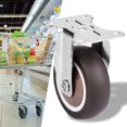 thumbnail image 2 of 4Pcs 2in TPE Rubber Removable Mute Chair Fixed Rubber Casters, 2 of 5