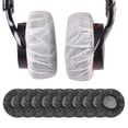 thumbnail image 4 of Langgg 1 Set Headphone Cover Portable Light Weight Useful Earpiece Covers Disposable Headphones Protector for Running House Gaming Shop Black, 4 of 8