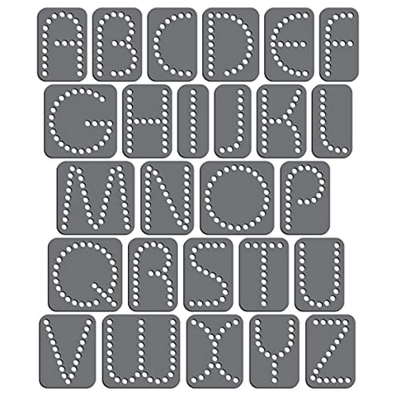 Magnetic Rhinestone Template(s) - FONT - ARUBA 2"