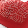 thumbnail image 4 of Ashirexll Push up Bras for Women, Lace Bras for Women, Solid Color Wireless Thin Hollow Out Soft Breathable Sexy Bras Red G L, 4 of 7