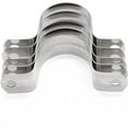 thumbnail image 5 of 16Pcs 1 1/4 Inch Stainless Steel Conduit Clamps, Two Hole Strap U Bracket Rigid Pipe Strap Metal U Clamp Conduit Strap Tension Clips U-tube Clamp Heavy Duty, 5 of 5