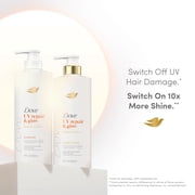 Dove Damage Therapy Conditioner Repairs 99% of UV Hair Damage UV Repair & Glow With Ferulic Serum 18 fl oz