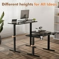 thumbnail image 4 of Homall Electric Standing Desk with Monitor Stand - 55 x 24 Inch Height Adjustable Home Office Computer Desk,Black, 4 of 8