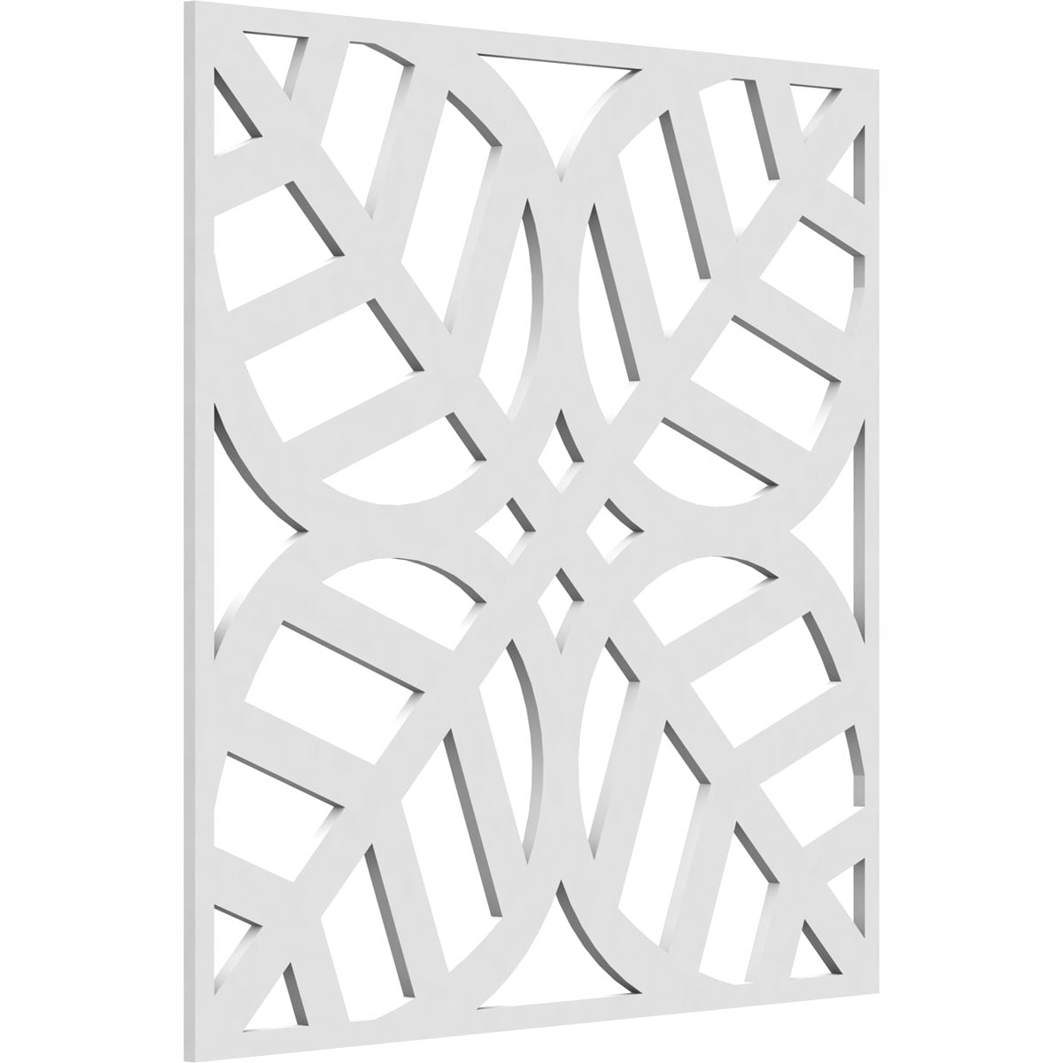 Large Garland Decorative Fretwork Wall Panels in Architectural Grade PVC