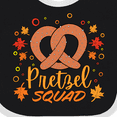 thumbnail image 4 of Inktastic Pretzel Squad Oktoberfest Design with Fall Leaves Boys or Girls Baby Bib, 4 of 4