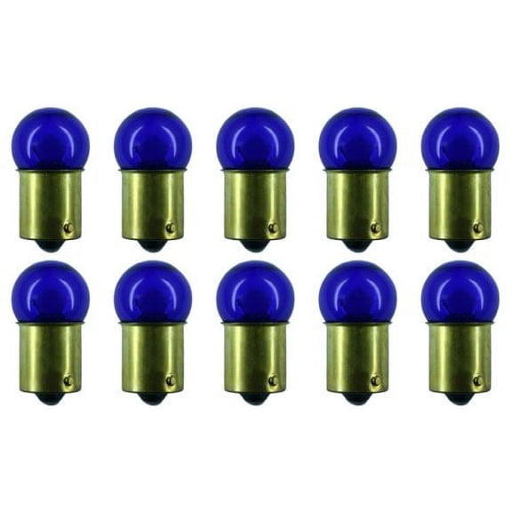 CEC Industries #67NB (Blue) Bulbs, 13.5 V, 7.965 W, BA15s Base, G-6 shape (Box of 10)