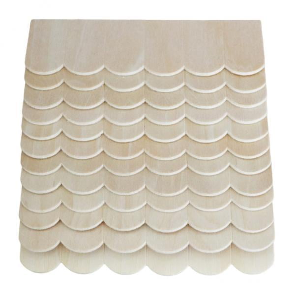 Paquete de 5-10 en miniatura 1/12, accesorios para Micro paisaje, techo de 8 piezas Sunnimix Tejas de casa de muñecas