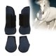 thumbnail image 3 of Protector de Pierna de Caballo Botas de Montar Acolchadas Elásticas Botas de Pierna de Caballo de PU con Forro Suave para Obstáculos Ecuestres, 3 of 8