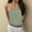 Army Green, variant on Women Strapless Striped Bandeau Tube Tops Y2K Aesthetic Sleeveless Backless Crop Tank Going Out Summer