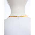 thumbnail image 6 of TiaoBug Girls Grecian Toga Raman Costume Ancient Greek Princess Ball Gowns Athena Maxi Dress Silver 10, 6 of 7
