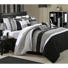 Better Homes Gardens King Art Deco Comforter Set 7 Piece