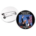thumbnail image 2 of 2024 Trump Lapel Pins Mochila Insignia Foto Broche Cristal Recuerdo (Estilo C), 2 of 8