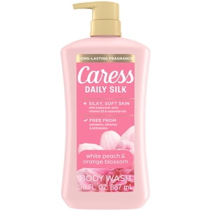 Caress Daily Silk Moisturizing Body Wash White Peach