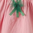 thumbnail image 6 of Xyant Toddler Baby Girl Summer Clothes Flower Embroidery Sleeveless Smocked Tops and Shorts Set Cute Infant Toddler Two Piece Outfit (Pink,2-3 Years), 6 of 7