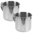 thumbnail image 1 of OULII Measuring Cups Stainless Steel for Baking Food Mixing Kitchen Tool 2Pcs Silver 3.93x3.14x2.75in, 1 of 7