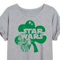 thumbnail image 3 of Star Wars - St. Patrick's Day Clover - Women's Oversized Graphic T-Shirt, 3 of 5