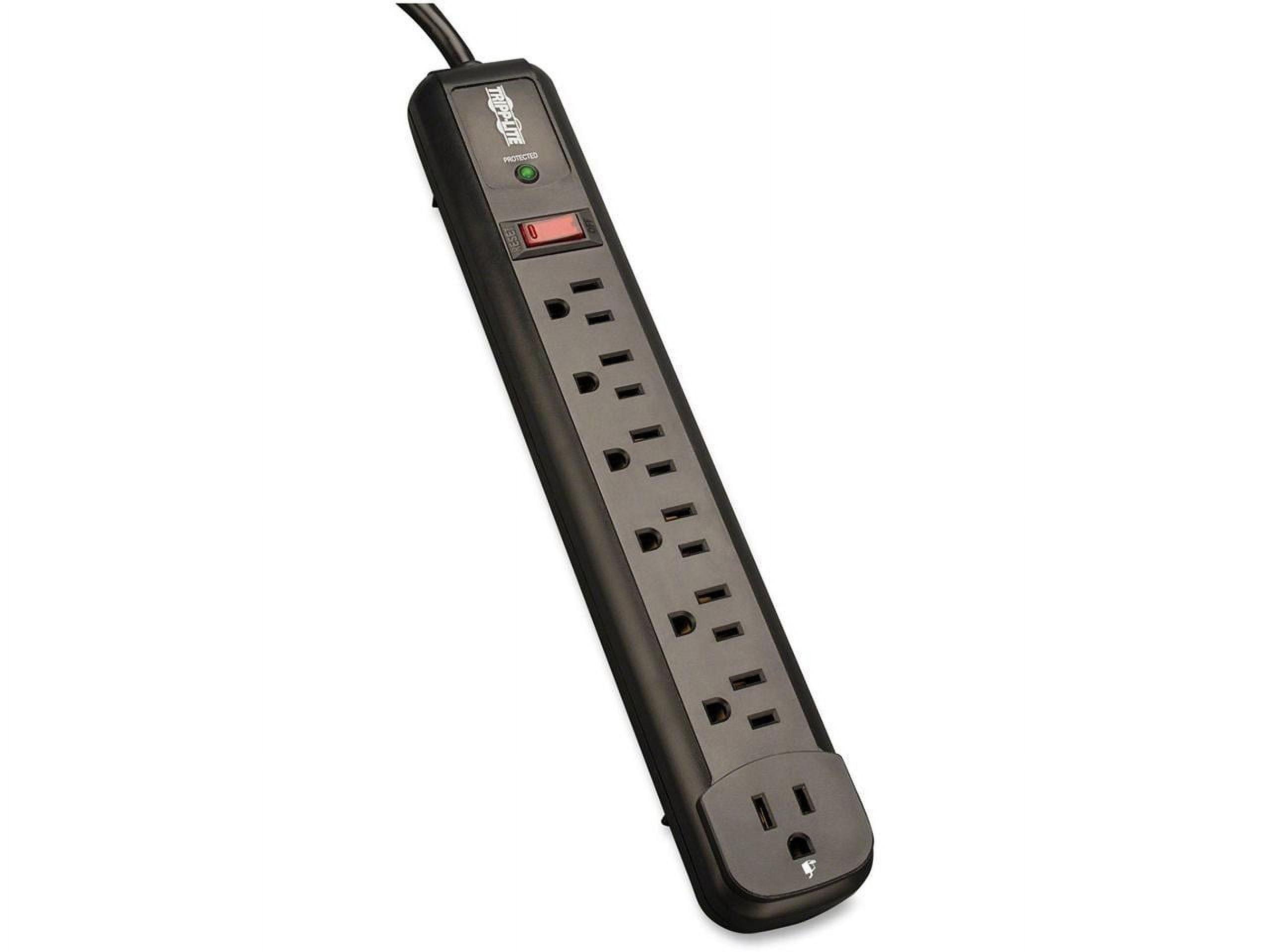 Tripp Lite Protect It! 7-Outlet Surge Protector, 1080 Joules - Black Housing