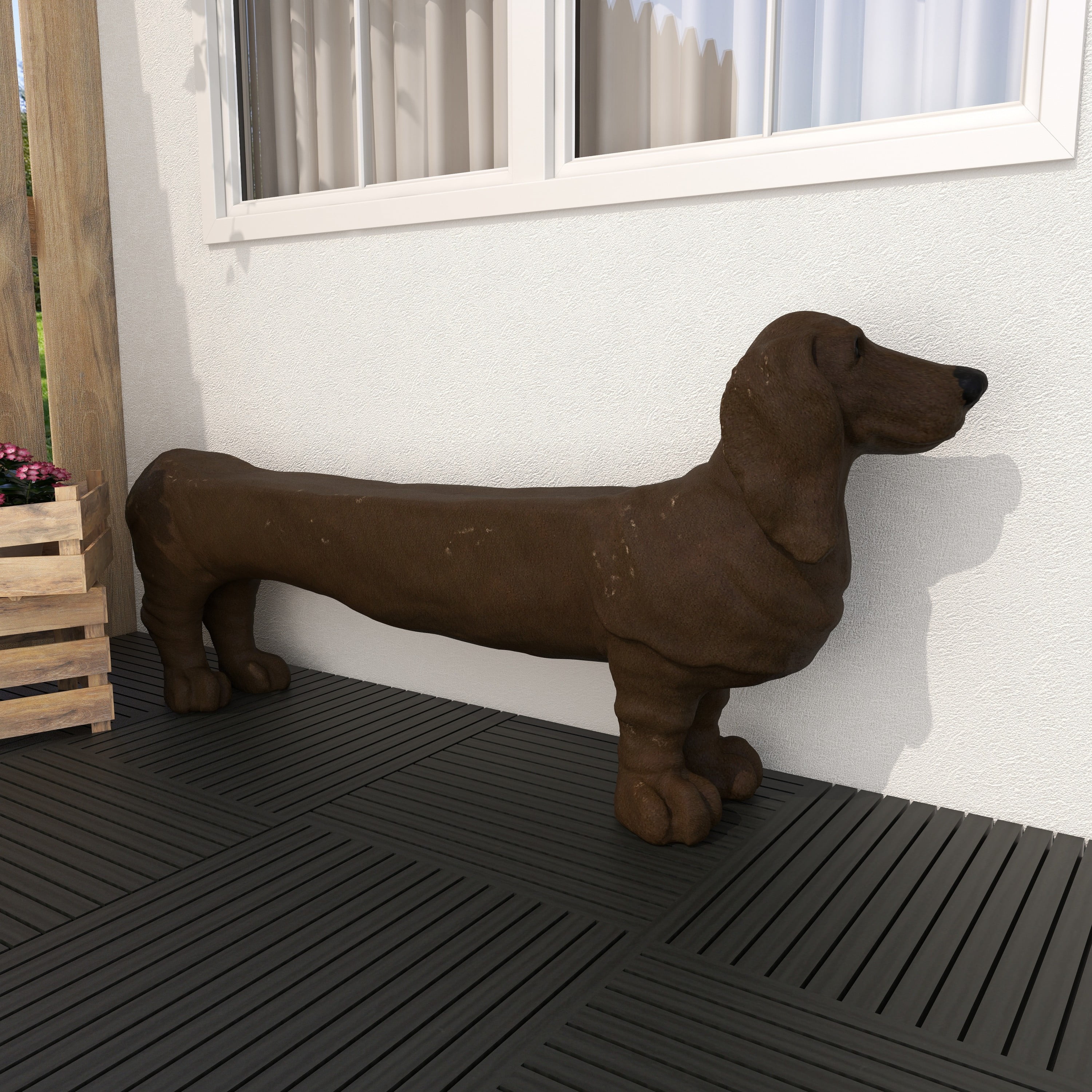 Sausage dog top bench seat