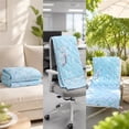 thumbnail image 4 of Yardvibe Cooling Comforter Twin Size, Floral Print Breathable Summer Comforter for Hot Sleepers & Night Sweats, Silky Smooth Cooling Blanket, Blue (E), 4 of 7