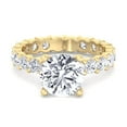 thumbnail image 3 of Cruise - Moissanite Round Cut Lab Diamond Eternity Engagement Ring, 3 of 6
