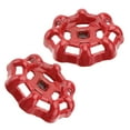 thumbnail image 3 of LEORX Round Valve Handle Red Cast Iron 2Pcs, 3 of 6
