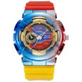 thumbnail image 1 of Reloj electrónico de cuarzo con degradado de color galvanizado, reloj deportivo de moda para estudiantes y niñas, 1 of 6