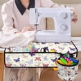 thumbnail image 4 of HELLHERO Colourful Butterflies Sewing Machine Pad with Storage Cylinder Waterproof Foldable for Xmas Gifts Sewing Classes, 4 of 5