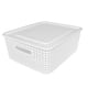 thumbnail image 4 of Set de 4 Cajas Organizadoras Tipo Rattan IPP Blanco, 4 of 6