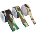 thumbnail image 1 of 3 rollos de 18 yardas de cinta de poliéster con estampado de camuflaje verde, cintas de grosgrain de 16/22/38 mm de ancho, 1 of 6