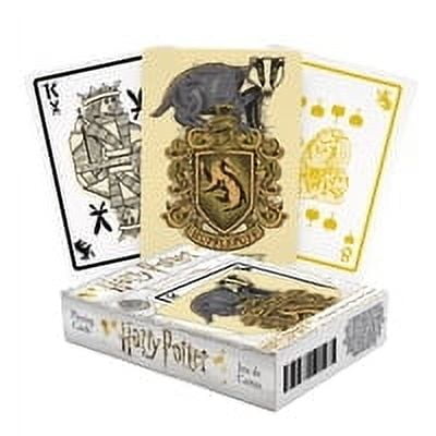 Harry Potter Hogwarts Hufflepuff House Playing Cards by AQUARIUS