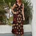 thumbnail image 2 of Bohemian Pattern Vestido Sin Mangas Vestidos Para Mujer, Vestido Suelto De Verano 2025, 2 of 5