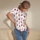 thumbnail image 3 of Balery Red Bloody Scary Hands2 Body de cuello redondo de manga corta para mujer Tops de manga corta Tops básicos-X-Large, 3 of 7
