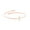 Rose gold, variant on Howard's Terra Inspirational Cross Silver Bangle Bracelet for Women