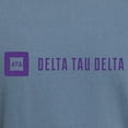 thumbnail image 3 of CafePress - Delta Tau Delta Purple Signature T Shirt - Mens Comfort Colors Shirt, 3 of 5